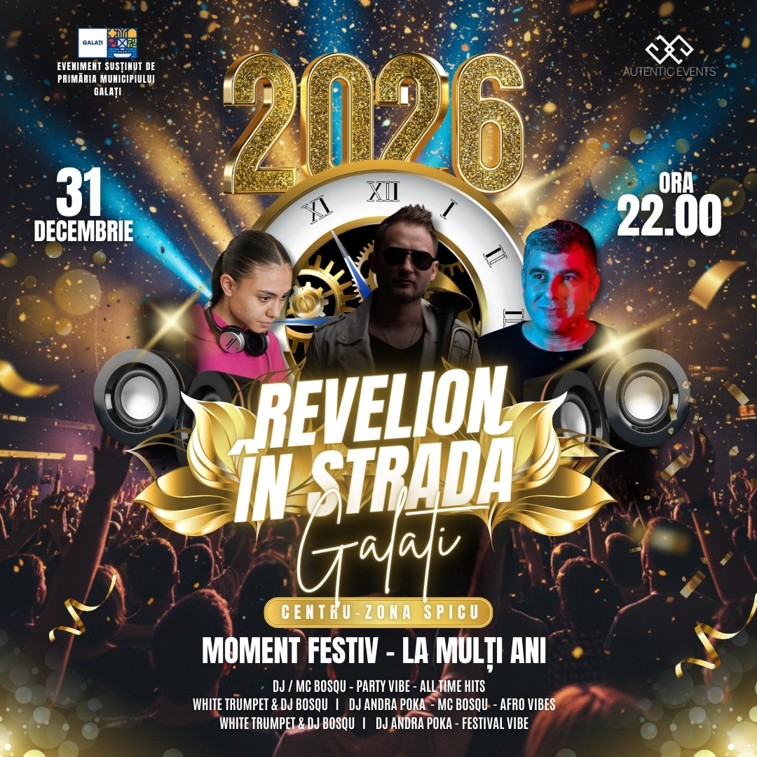 Revelion în centrul orașului